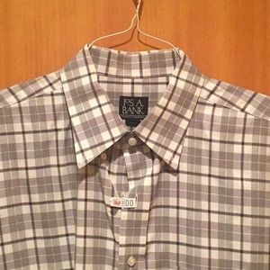 Jos. A. Bank Plaid Button Down Shirt
